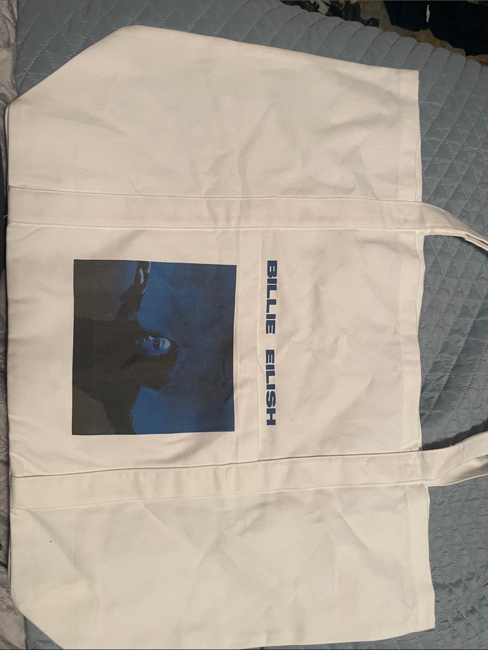 Billie Eilish Canvas tote featuring